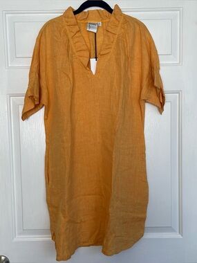 Finley Crosby Linen Ruffle Dress